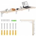 Maclean holder folding shelf/tabletop, wooden, 100 x 20 cm, max. 50 kg, MC-129 WD Maclean holder folding shelf/tabletop, wooden, 100 x 20 cm, max. 50 kg, MC-129 WD