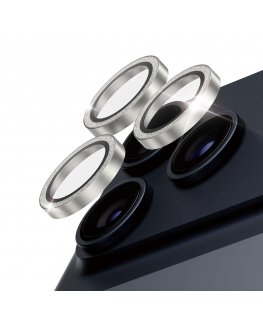PanzerGlass ® Hoops® Glitter Silver Camera Lens Protector iPhone 17 Pro | iPhone 17 Pro Max | iPhone 16 Pro | 16 Pro Max