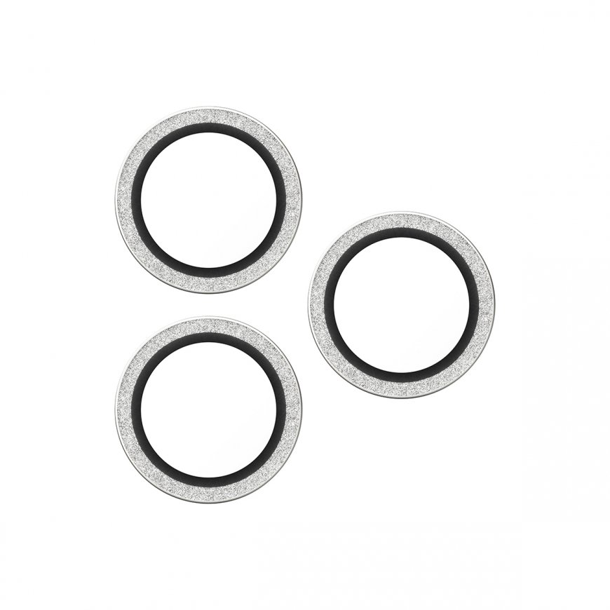 PanzerGlass ® Hoops® Glitter Silver Camera Lens Protector iPhone 17 Pro | iPhone 17 Pro Max | iPhone – 4