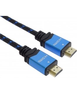 Кабель PremiumCord HDMI - HDMI 0,5м синий (kphdm2m05)