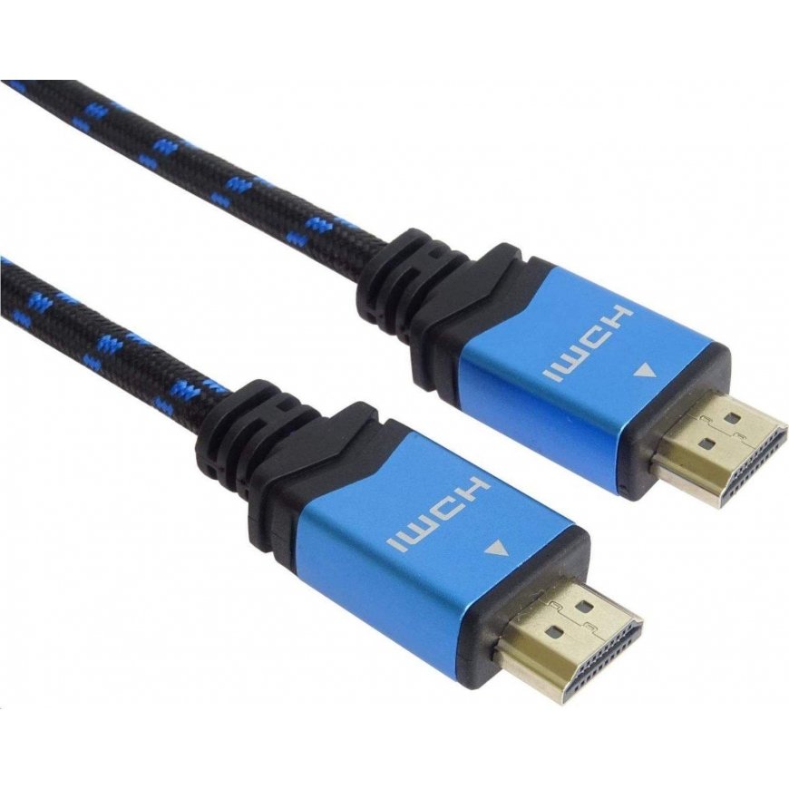 PremiumCord HDMI - HDMI 0.5m blue (kphdm2m05)
