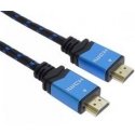 Кабель PremiumCord HDMI - HDMI 0,5м синий (kphdm2m05) Кабель PremiumCord HDMI - HDMI 0,5м синий (kphdm2m05)