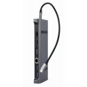 Gembird A-CM-COMBO9-02 sülearvuti dokk ja pordireplikaator Juhtmega ühendatud USB 3.2 Gen 1 (3.1 Gen Gembird A-CM-COMBO9-02 sülearvuti dokk ja pordireplikaator Juhtmega ühendatud USB 3.2 Gen 1 (3.1 Gen