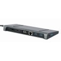 Gembird A-CM-COMBO9-02 док-станция для ноутбука Проводная USB 3.2 Gen 1 (3.1 Gen 1) Type-C Серый Gembird A-CM-COMBO9-02 док-станция для ноутбука Проводная USB 3.2 Gen 1 (3.1 Gen 1) Type-C Серый