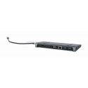 Gembird A-CM-COMBO9-02 dokstacija Vadu USB 3.2 Gen 1 (3.1 Gen 1) Type-C Pelēks Gembird A-CM-COMBO9-02 dokstacija Vadu USB 3.2 Gen 1 (3.1 Gen 1) Type-C Pelēks