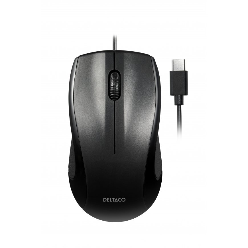 Deltaco MS-711-C pele Universāls Abām rokām USB Veids-C Optisks 1200 DPI