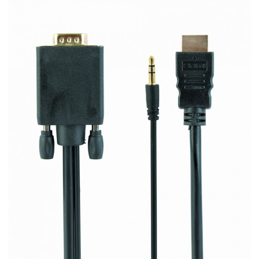 Gembird A-HDMI-VGA-03-10 video kabeļu aksesuārs 3