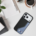Dėklas BMW M Carbon Logo MagSafe do iPhone 17 Pro mėlyna Dėklas BMW M Carbon Logo MagSafe do iPhone 17 Pro mėlyna