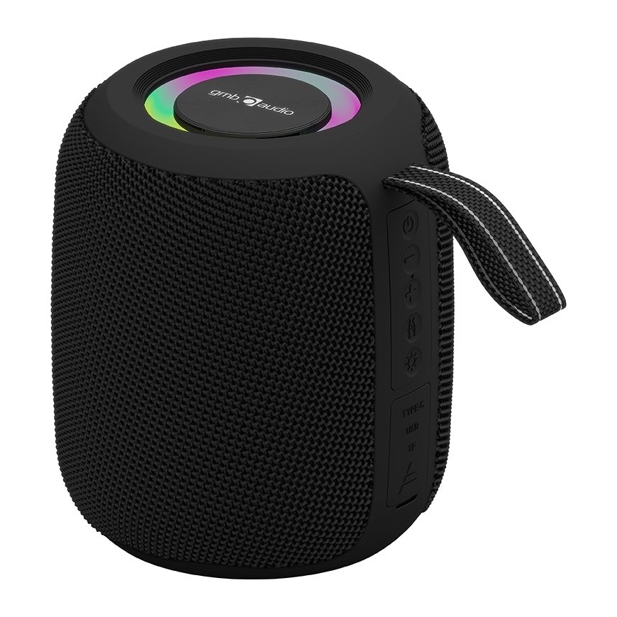Gembird GMB Audio SPK-BT-LED-05-BK portable/party speaker Mono portable speaker Black 8 W