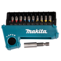 Makita E-03567-10 Impact Premier 11 kpl. Torsion vääntöpään sarja (10 kpl. laatikossa) (PH1, PH2, PH3, PZ1, PZ2, PZ3, T15, T20, Makita E-03567-10 Impact Premier 11 kpl. Torsion vääntöpään sarja (10 kpl. laatikossa) (PH1, PH2, PH3, PZ1, PZ2, PZ3, T15, T20,