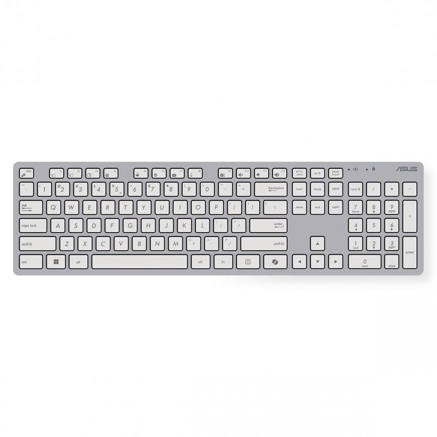 ASUS W5000 Wireless Keyboard and Mouse Set tastatūra Pele iekļauta Universāls RF Bezvadu Balts – 3