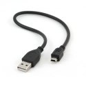 Gembird 0.3m USB 2.0 A/mini-USB M USB-kaapeli 0,3 m USB A Micro-USB A Harmaa Gembird 0.3m USB 2.0 A/mini-USB M USB-kaapeli 0,3 m USB A Micro-USB A Harmaa