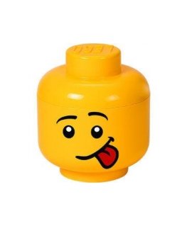 Room Copenhagen LEGO storage box – small iconic head (silly)