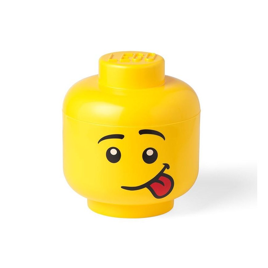 Room Copenhagen LEGO storage box – small iconic head (silly) – 2