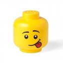 Room Copenhagen LEGO storage box – small iconic head (silly)