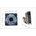 Gembird CPU-HURACAN-ARGB-X140 Kompiuterio aušinimo sistema Procesorius Orinis aušintuvas 12 cm Juoda Gembird CPU-HURACAN-ARGB-X140 Kompiuterio aušinimo sistema Procesorius Orinis aušintuvas 12 cm Juoda