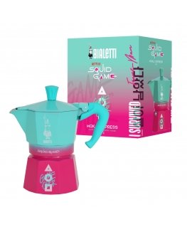 Bialetti Squid Game Mokos gaminimo indas Mėlyna, Rožinė
