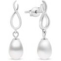 Evolution Group Silver earrings with real pearls Pavon 21024.1 Evolution Group Silver earrings with real pearls Pavon 21024.1