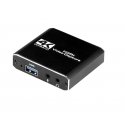 Gembird UHG-4K2-01 USB grafiskais adapteris Melns Gembird UHG-4K2-01 USB grafiskais adapteris Melns