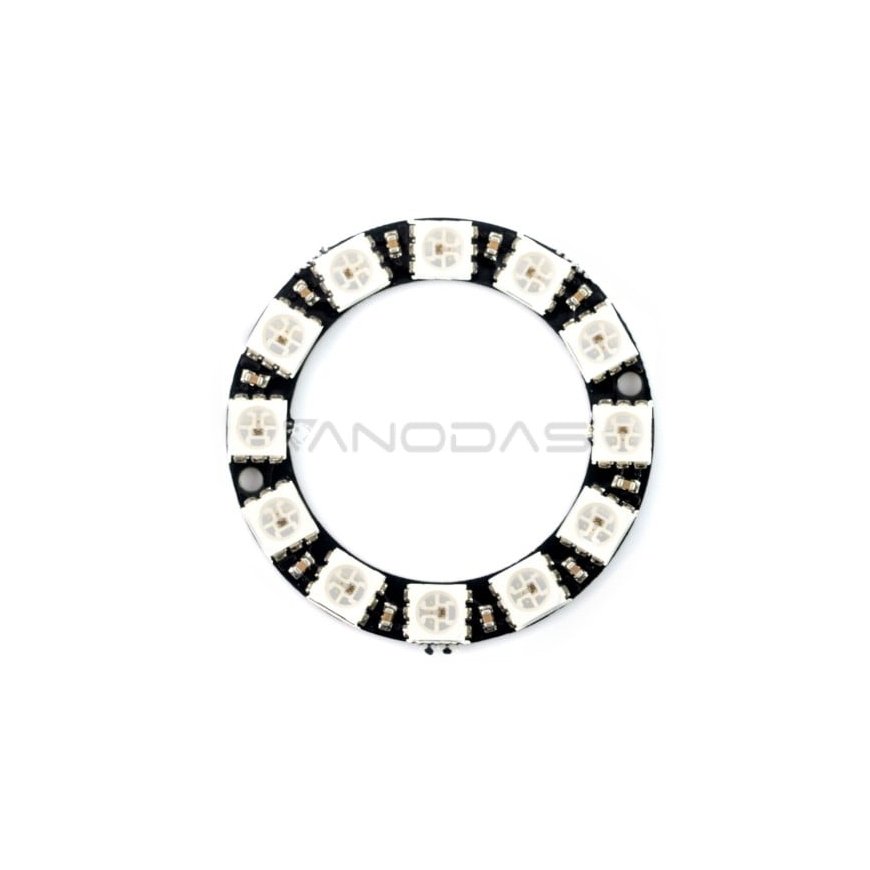 OEM RGB LED кольцо WS2812 5050 x 12 LED - 38мм
