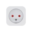 Savio WI-FI smart socket 16A AS-01 White Bevielis Balta