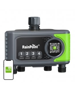RainPoint WiFi 4-zonu laistīšanas kontrolieris