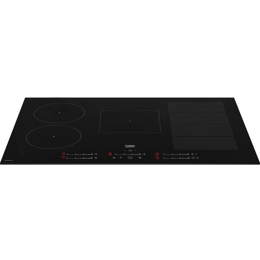 Beko HII 85780 UFT Черный Встроенный 80 cm Плита с зонами индукции 5 зона(ы) – 3
