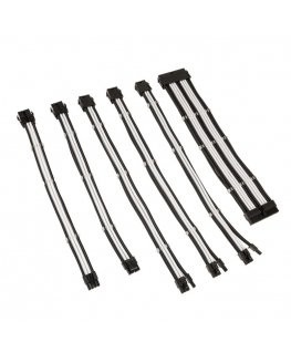 Kolink Core Adept Braided Cable Extension Kit - Black/White