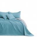 Reversible bedspread AmeliaHome SOFTA 220 x 240 cm, color: light blue/gray Reversible bedspread AmeliaHome SOFTA 220 x 240 cm, color: light blue/gray