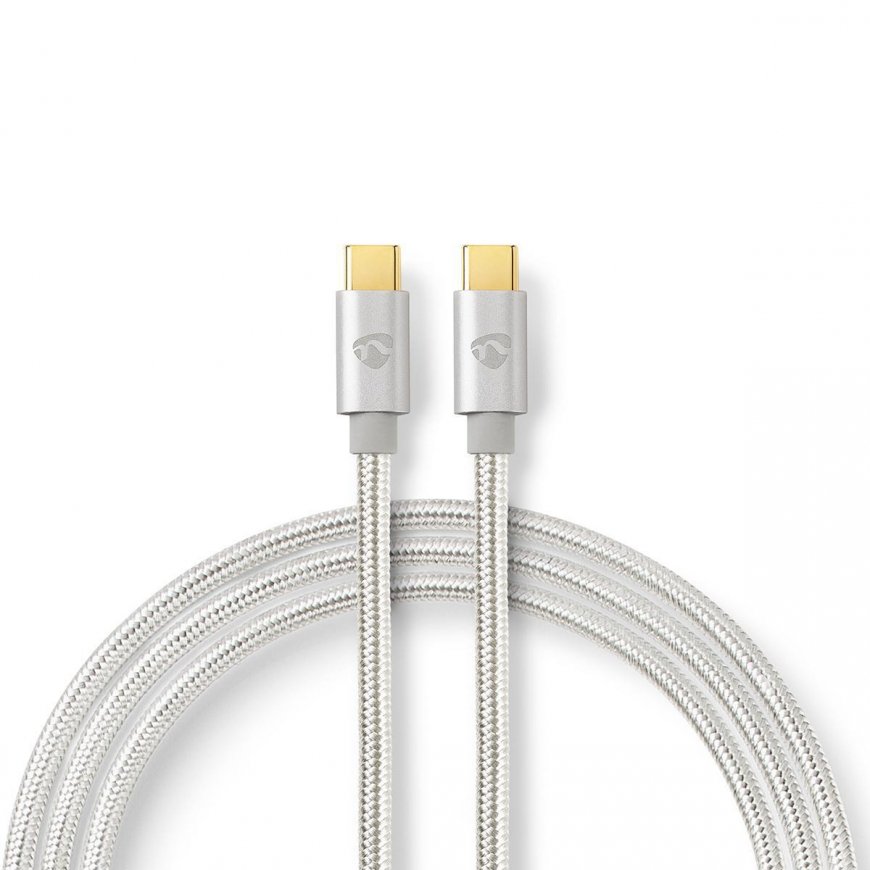 Nedis CCTB60800AL20 USB-kaapeli USB 2.0 2 m USB C Hopea