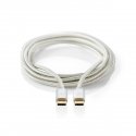 Nedis CCTB60800AL20 USB-kaabel USB 2.0 2 m USB C Hõbe Nedis CCTB60800AL20 USB-kaabel USB 2.0 2 m USB C Hõbe