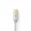 Nedis CCTB60800AL20 USB cable USB 2.0 2 m USB C Silver Nedis CCTB60800AL20 USB cable USB 2.0 2 m USB C Silver