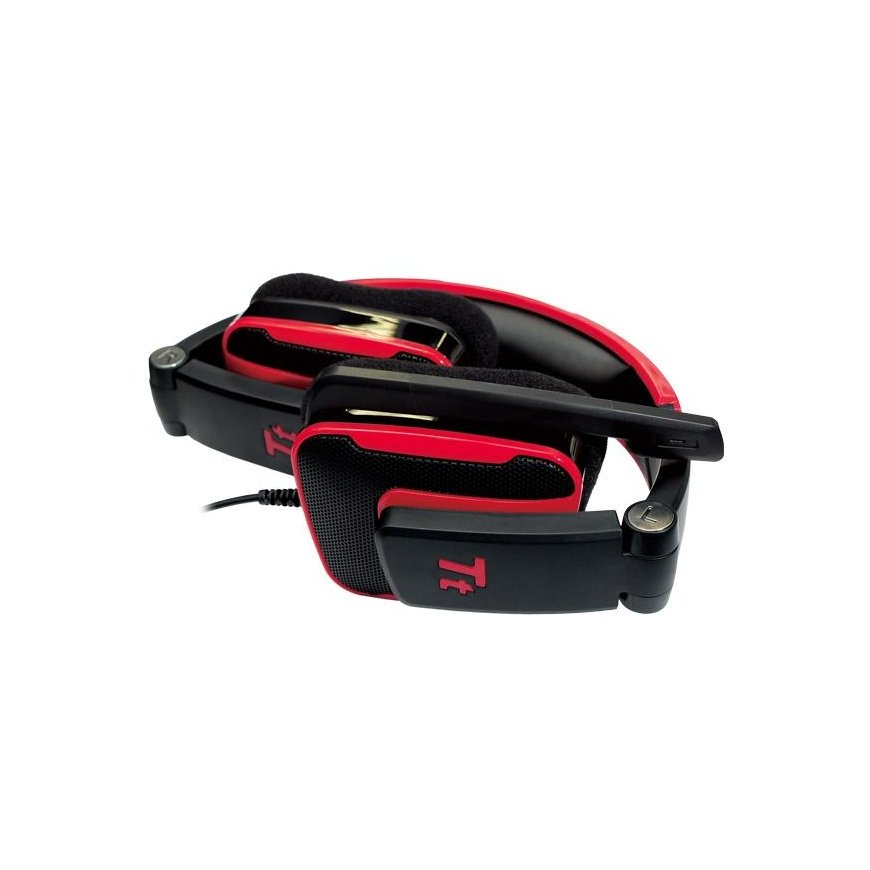 Tt eSPORTS Shock Headset Wired Head-band Gaming Black, Red – 3