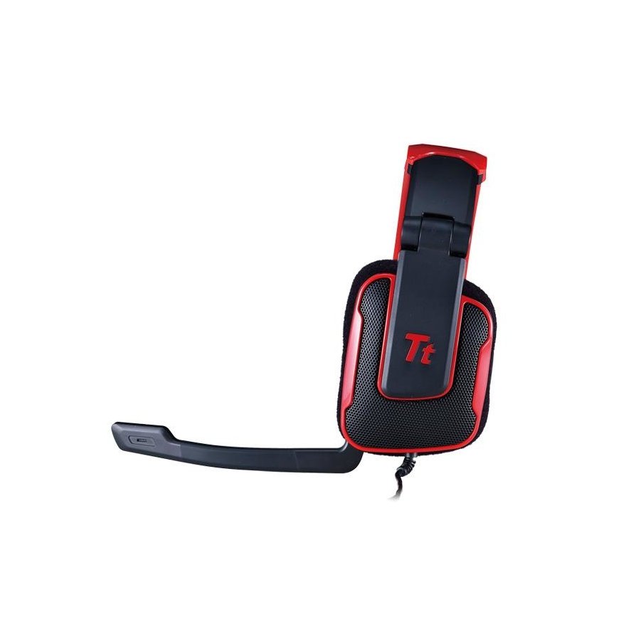 Tt eSPORTS Shock Headset Wired Head-band Gaming Black, Red – 4