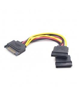 Gembird CC-SATAM2F-01 SATA kabelis 0,15 m Multi spalvos