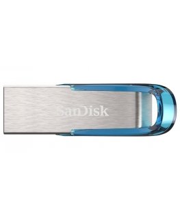 SanDisk Ultra Flair USB flash drive 64 GB USB Type-A 3.2 Gen 1 (3.1 Gen 1) Blue, Silver