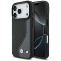 BMW M anglies pluošto logotipas MagSafe dėklas iPhone 17 Pro Max antracito spalvos BMW M anglies pluošto logotipas MagSafe dėklas iPhone 17 Pro Max antracito spalvos