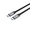 UNITEK C14082ABK USB kabelis USB 3.2 Gen 2 (3.1 Gen 2) 1 m USB C Melns