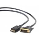 Gembird CC-DPM-DVIM-1M video cable adapter DisplayPort DVI Black Gembird CC-DPM-DVIM-1M video cable adapter DisplayPort DVI Black