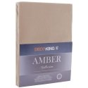 Paklodė DecoKing Amber Ruda, 220x200 cm, su guma Paklodė DecoKing Amber Ruda, 220x200 cm, su guma