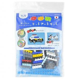 Karpomas Iwako rado mozaīku komplekts „KESHI-BLO Dot Art Kit – Raķete”, ER-GLB712
