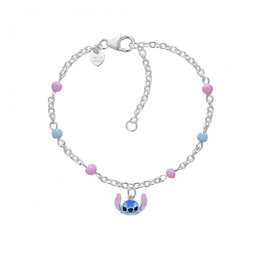 Disney Tinkanti hõbedane käevõru Stitch Mini BS00101SL-47.CS
