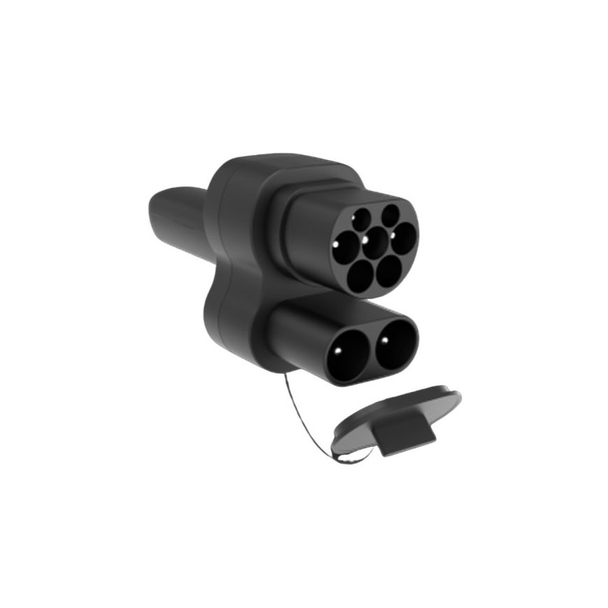 Hismart Elektromobilio adapteris CCS2 - NACS (Tesla DC/AC)