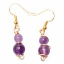 Beneto Silver earrings rings with crystals AGUP1179 Beneto Silver earrings rings with crystals AGUP1179