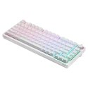Savio Phenix WHITE GAT RED tastatūra Speļu Bluetooth sistēma QWERTY International EER Balts Savio Phenix WHITE GAT RED tastatūra Speļu Bluetooth sistēma QWERTY International EER Balts