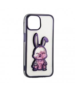 Apple iPhone 11 silikoonkaitse Print Desire Rabbit Purple