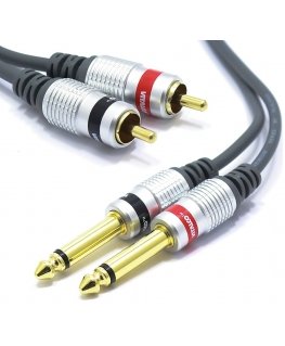 Conecto Adapter RCA - 6.3mm Mono