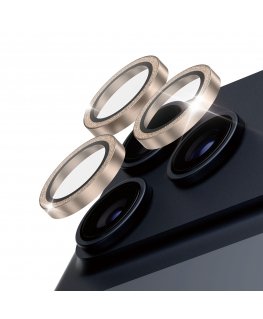 PanzerGlass ® Hoops® Glitter Gold Camera Lens Protector iPhone 17 Pro | iPhone 17 Pro Max | iPhone 16 Pro | 16 Pro Max
