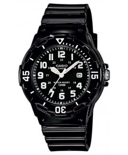 Casio LRW-200H-1BVEF rokas pulkstenis Aproces pulkstenis Vīrietis Melns