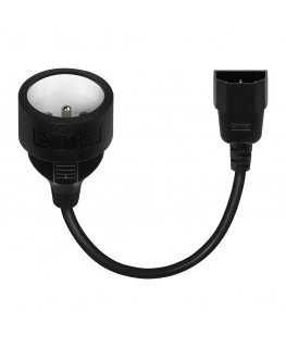 Savio SAVKABELCL-180 virta-adapteri ja vaihtosuuntaaja Sisä- ja ulkotila musta